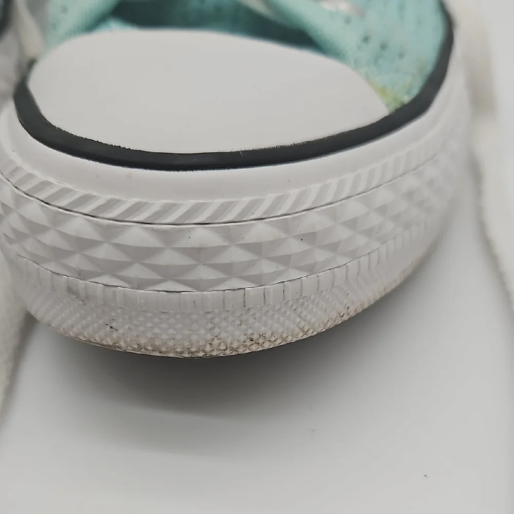 Converse All-Star Perforated Aqua Low-Top Sneakers Size 7 - Picture 6 of 14